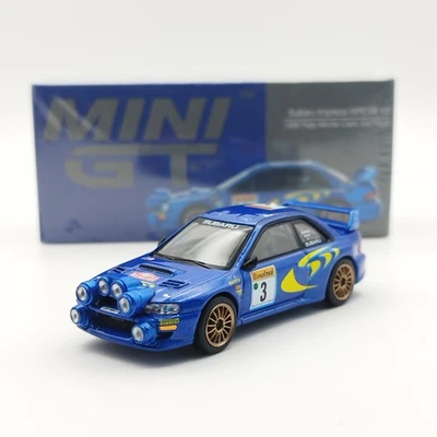 Mini GT 1/64 Subaru Impreza WRC98 #3 McRae Rally Monte Carlo 1998 - 2025 – Neuf - Photo 1/4