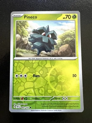 Pineco Common SV05: Temporal Forces Reverse Holo 002/162 NM - Image 1 of 2