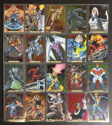 2024 SKYBOX MARVEL MASTERPIECES '92 PLATINUM COMPLETE BASE SET 1-100  #1 - Image 1 of 4