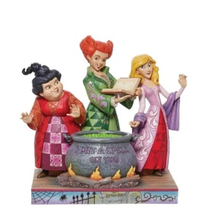 Jim Shore Enesco Disney Hocus Pocus 6011939 sorelle Sanderson - Foto 1 di 5