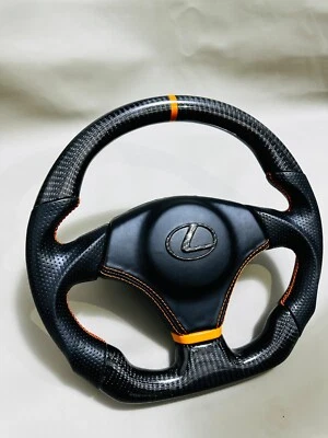 Volante FIBRA DE CARBONO REAL para LEXUS LS300 LS200 SC300,400 VOLANTE Foto 1 de 4