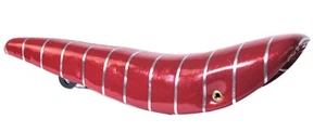 Bananensattel Sparkling rot 45 cm lang und 13 cm breit Retro Bonanza Fahrrad - Picture 1 of 2