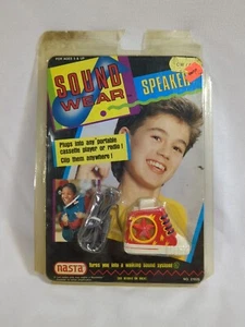 Vintage Nasta Sneaker Sound Wear Speaker 1989 NOS Sneaker Sealed - Picture 1 of 10