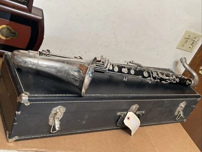 Rare Vintage Boosey & Hawkes Bass Clarinet  #2 - Image 1 of 4