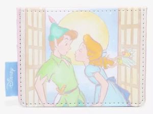 Loungefly Disney Peter Pan Cardholder Wallet Wendy Tinkerbell NEW - Picture 1 of 3