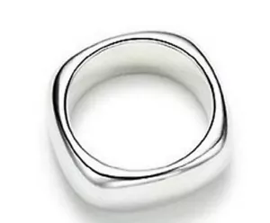 Nouveauté : Bague Argent "Square Ring - Carrée" - Envoi de France immédiat - Foto 1 di 11