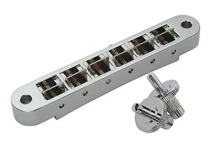 Tune o Matic TOM Nashville bridge for US Gibson guitars - Chrome - Picture 1 of 4