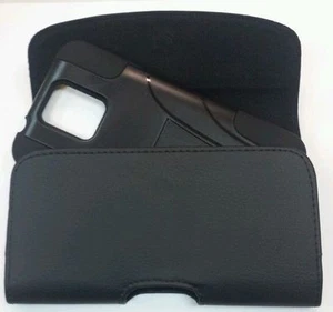 FOR Samsung Galaxy Core Prime XL BELT CLIP LEATHER HOLSTER FITS A HYBRID CASE ON - Picture 1 of 1