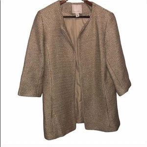 Mercer & Madison Women's Large Metallic Gold Coat - Picture 1 of 6