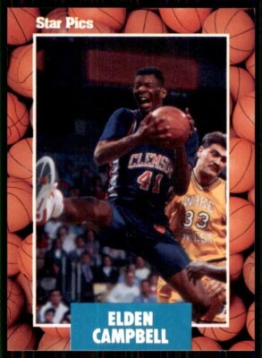 1990-91 Star Pics. Elden Campbell Basketball Cards #35 - Image 1 of 2