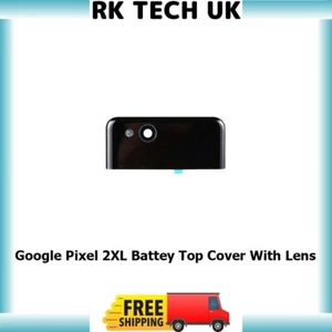 Google Pixel 2 XL Battery Top Cover + Lens Back Camera Glass Upper Replacement - Picture 1 of 1