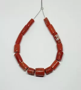 Perline di corallo rosso 100% naturale perle di corallo marino italiano pietr... - Foto 1 di 5