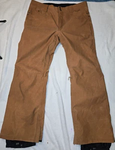 DC Men's XXL Beige 10K Snow Pants Waterproof - Picture 1 of 5