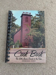 Vintage 1984 cookbook Nashua Iowa IA little brown church in the vale - Picture 1 of 9