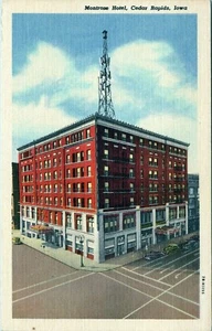 Montrose Hotel Cedar Rapids Iowa Postkarte nicht verschickt - Bild 1 von 2