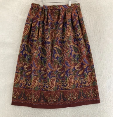 Falda Koret Mujer 10P Paisley Floral Línea A Falda Foto 1 de 4