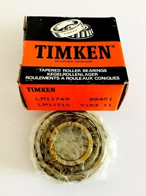TIMKEN - CUSCINETTO A RULLI CONICI ref. LM11749 LM11710 - NUOVO ORIGINALE sealed Foto 1 de 4