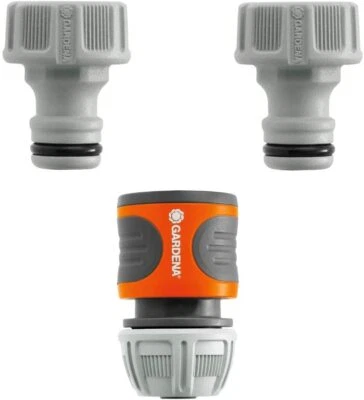 Gardena 18286-20 Anschluss-Satz Wasserhahnanschluss Set 13 15 mm Schlauch Garten - Bild 1 von 4