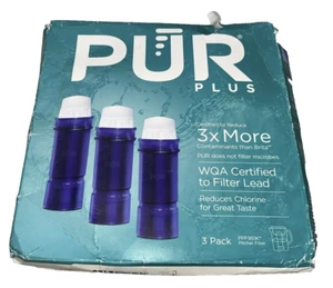 3 Pack PUR PLUS PPF951K Replacement Pitcher Filter Destressed Box - Picture 1 of 7