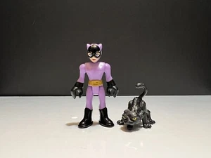 Bolso ciego Imaginext DC Super Friends serie 1 púrpura gatera con gato - Imagen 1 de 5