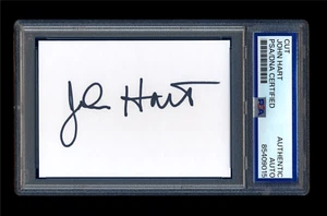 JOHN HART SIGNED MINT CUT PSA/DNA AUTOGRAPHED CLEVELAND INDIANS GENERAL MANAGER - Picture 1 of 1