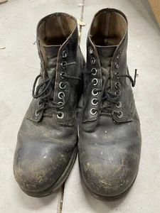 De Colección Biltrite Negro Estilo Militar Botines con Cordones Para Hombre Talla 10.5 BLH - Imagen 1 de 8