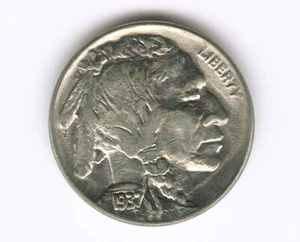 1937 5c Buffalo Nickel Gem BU Proof-Like, Fantastic Luster - Picture 1 of 2