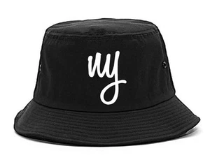 Kings Of NY New York City Script Logo NYC Bucket Hat Cap - Picture 1 of 5