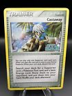 Castaway 72/100 Stamped Reverse Holo Crystal Guardians Pokemon Trainer Card HP