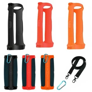 Bluetooth Speaker Silicone Storage Cover Carrying Case with Strap For Charge 4 - Picture 1 of 17