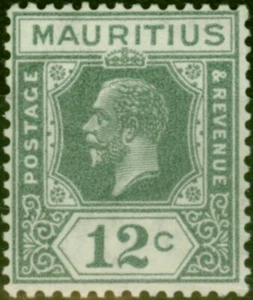 Mauritius 1914 2d ardesia grigiastra SG198 fine MM - Foto 1 di 1