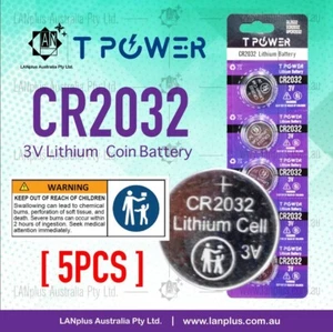 5x 3V CR2032 battery Lithium Coin Cell Button battery DL2032 ECR2023 GPCR2032 - Picture 1 of 3