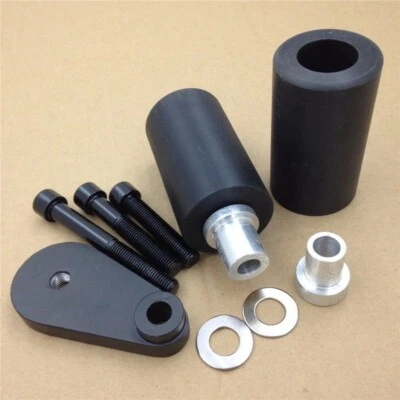 Protector de caída de choque deslizante de marco negro para Yamaha YZF-R6 2003-05 R6S 2006-09 Foto 1 de 3