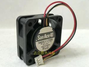 SANYO 9A0412J7D06 12V 0.11A 4015 40mm 3-wire double ball cooling fan 3pin - Picture 1 of 4