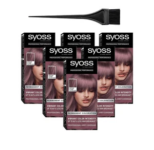 Syoss Crystal Lavanda 8-32 Pantone 18-3530 Kit Tintura Capelli Qualità Salone Confezione da 6 - Foto 1 di 5