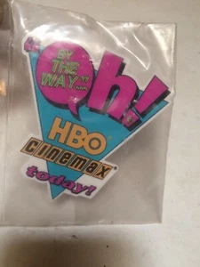 Vintage HBO Cinemax Today Advertisment Light Up Button Pin - Needs A New Battery - Picture 1 of 6