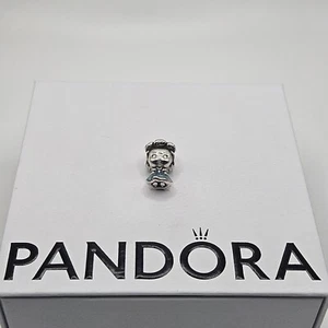 Genuine Pandora Disney Blue Enamel Cinderella Charm ALE 925 #799509C01 - Picture 1 of 3