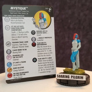 MYSTIQUE 060 SUPER RARE X-Men Rise & Fall Marvel Heroclix #60 - Picture 1 of 1