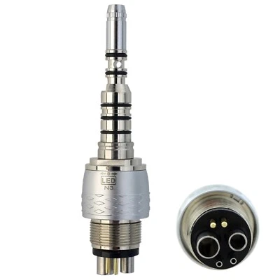 Acoplador de pieza de mano dental COXO KAVO acoplamiento multiflex 6 orificios fibra óptica LED Foto 1 de 4