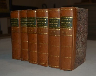 STORIA DELLA TOSCANA - fig. 1826 - 12 volumi in 6 - Pignotti - Immagine 1 di 4