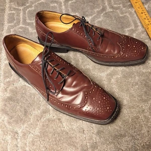 Rockport DRESSPORTS BRAUN Budapester OXFORDS HERREN GRÖSSE 10,5 M ECKIGE SPITZE HALBSCHUHE - Bild 1 von 8