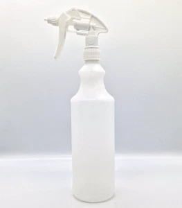 7x Spray Bottles Adjustable Trigger 1 Litre Cambrian HDPE  White Canyon Head - Picture 1 of 8