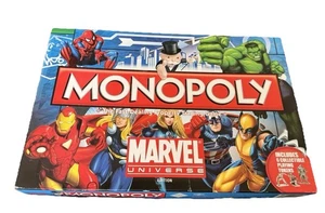 Monopoly Family Board Game Marvel Universe Edition. 2-4 Player 8+ - Picture 1 of 8