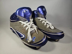 Under Armor blau grau Micro G ArmourGuide Baseball Stollen Größe 8,5 gebraucht - Bild 1 von 12