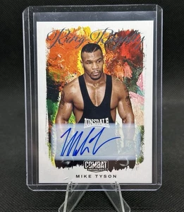 2025 Panini Combat Anthology MIKE TYSON Golden Age Signature AUTO Autograph SSP - Picture 1 of 2