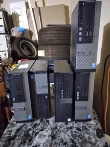 5 Dell Desktop Computers - Picture 1 of 8