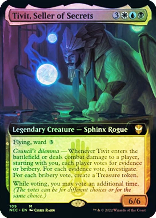 MTG FOIL Tivit, Seller of Secrets  - Streets of New Capenna Commander #109 - Image 1 of 1