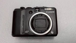 Canon PowerShot G7 10.0MP Compact Digital Camera Black From Japan tested - Picture 1 of 11