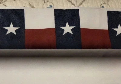 Sábana plana Texas Flag Design King blanca mezcla de algodón Foto 1 de 3