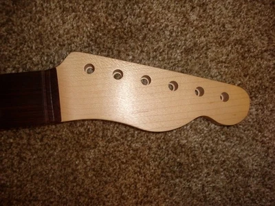 TELE NECK Vintage Riftsawn Maple & Good Looking Rosewood Board 21f Musikraft - Image 1 of 4